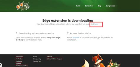 seoquake for edge